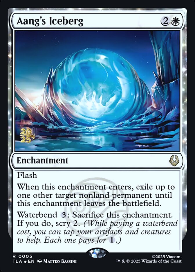Aang's Iceberg card front