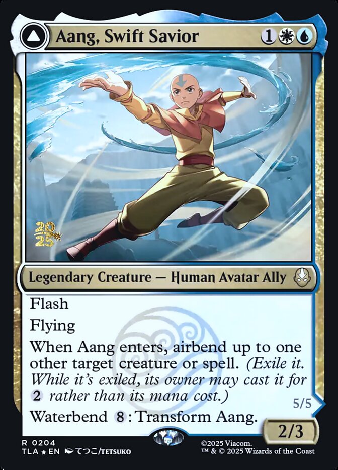 Aang, Swift Savior card front