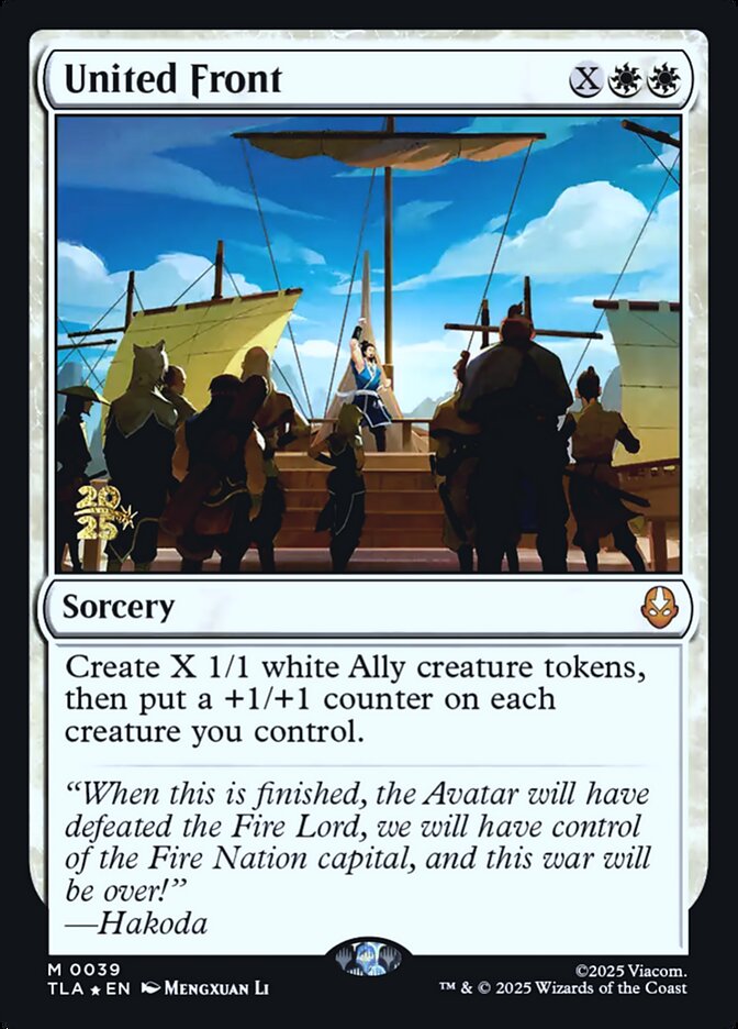 United Front card front