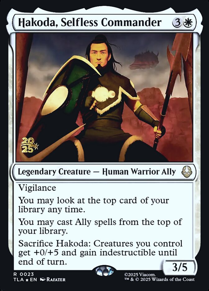 Hakoda, Selfless Commander card front