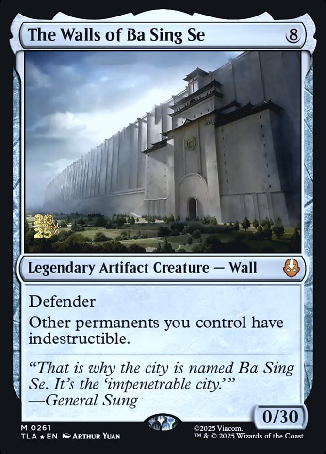 The Walls of Ba Sing Se card front