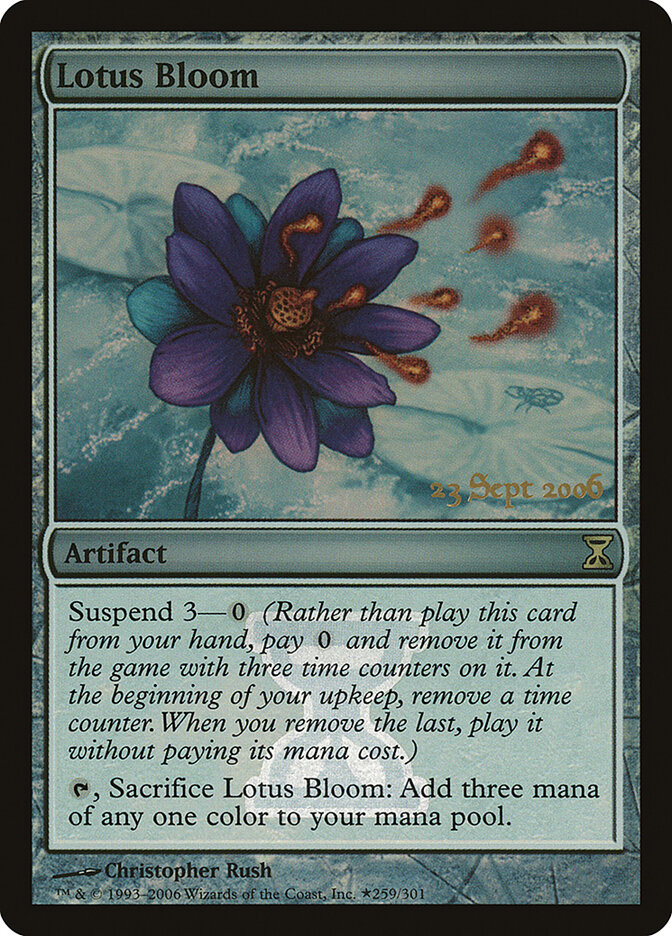 Lotus Bloom card front