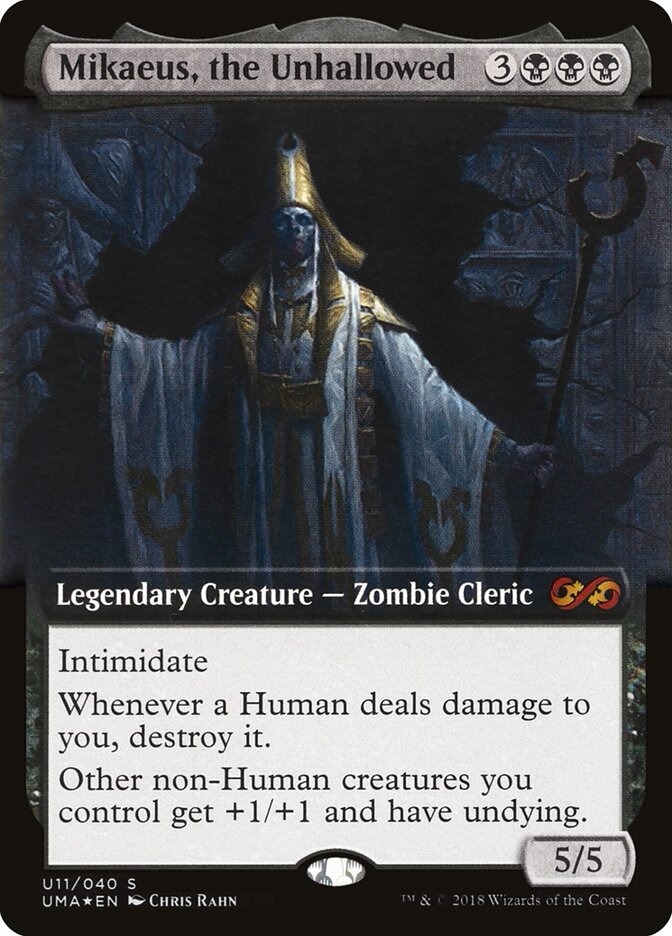 Mikaeus, the Unhallowed card front
