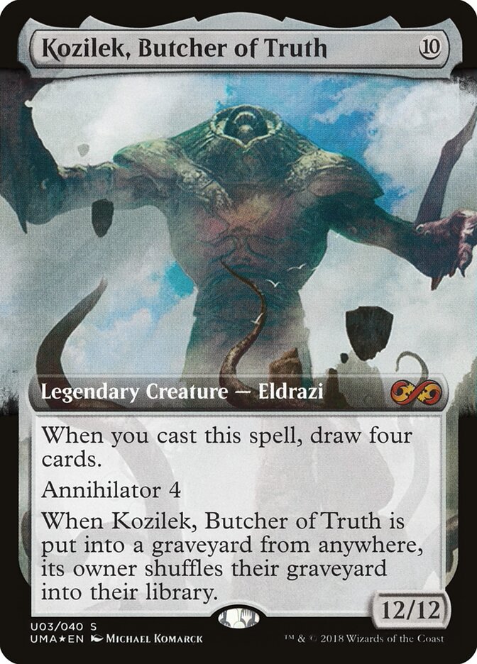 Kozilek, Butcher of Truth card front