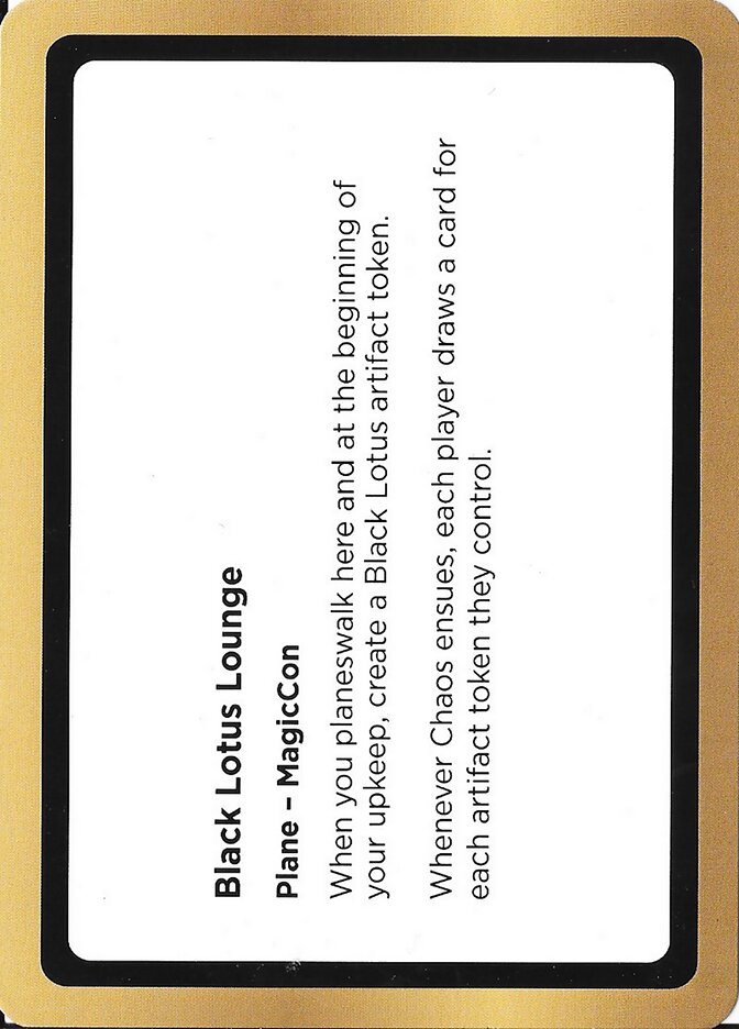 Black Lotus Lounge card front