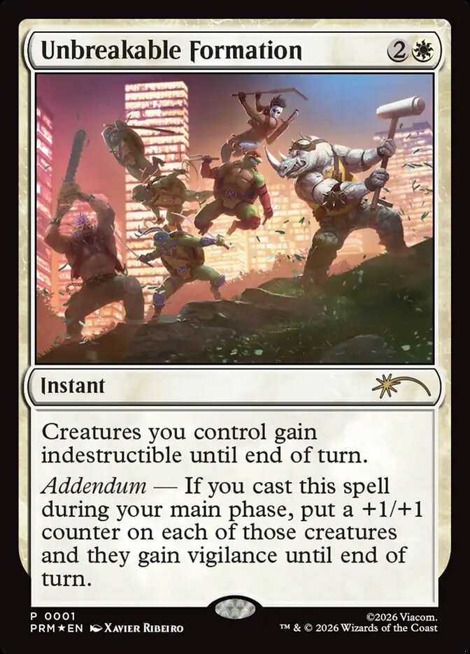 Unbreakable Formation card front