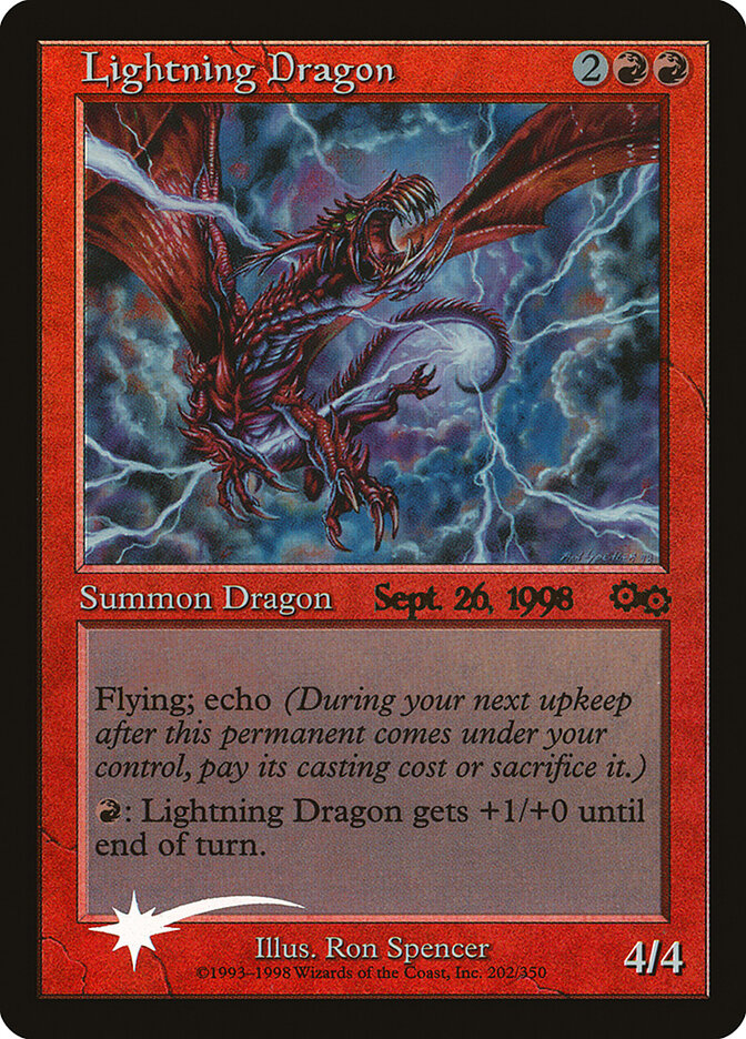 Lightning Dragon card front