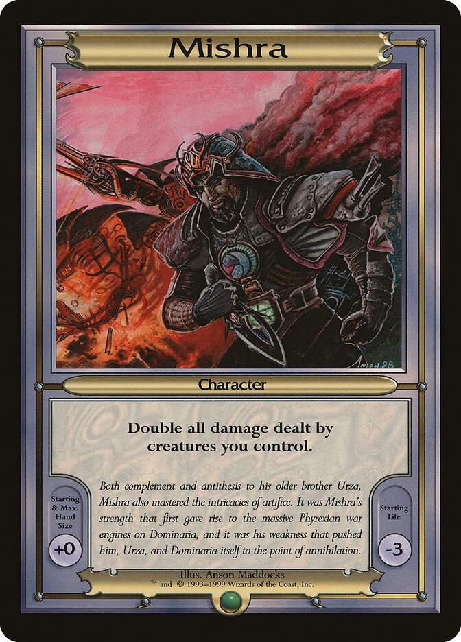 Mishra card front