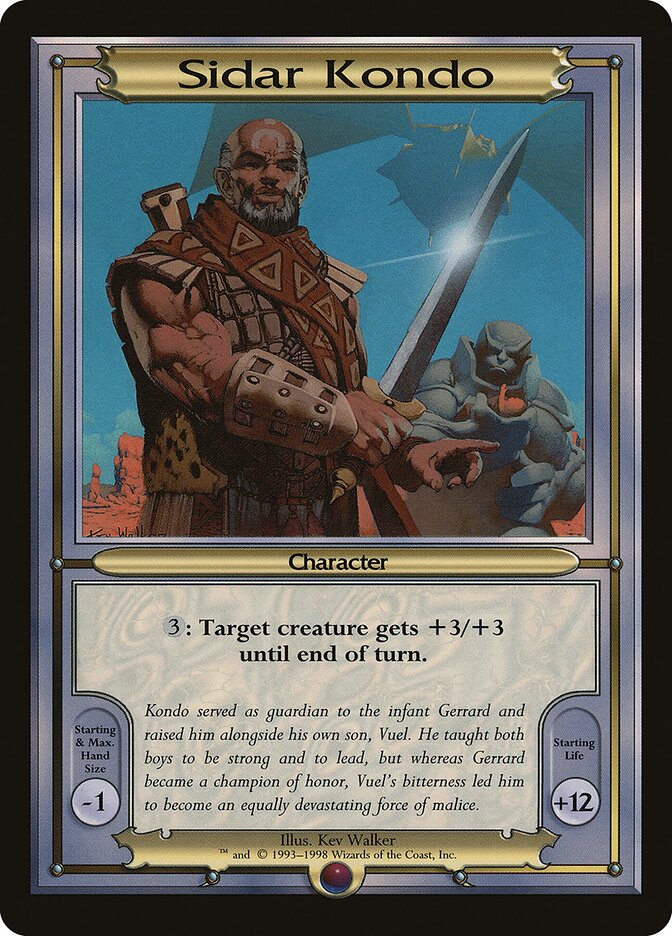 Sidar Kondo card front