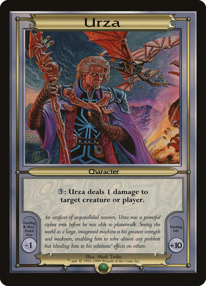 Urza card front
