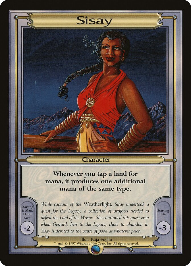 Sisay card front