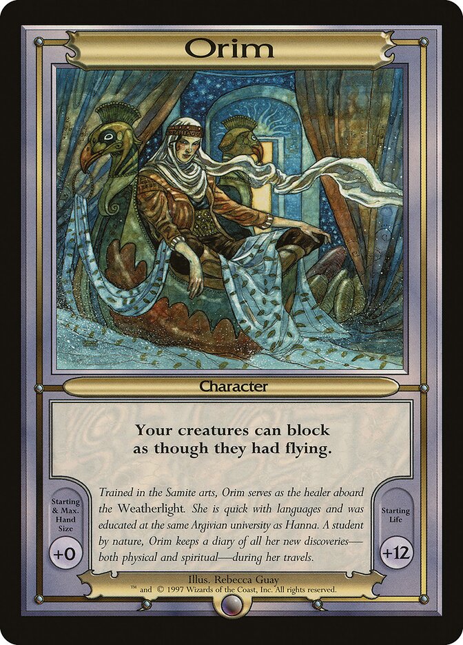 Orim card front