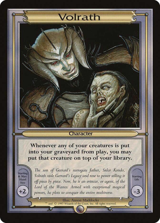 Volrath card front