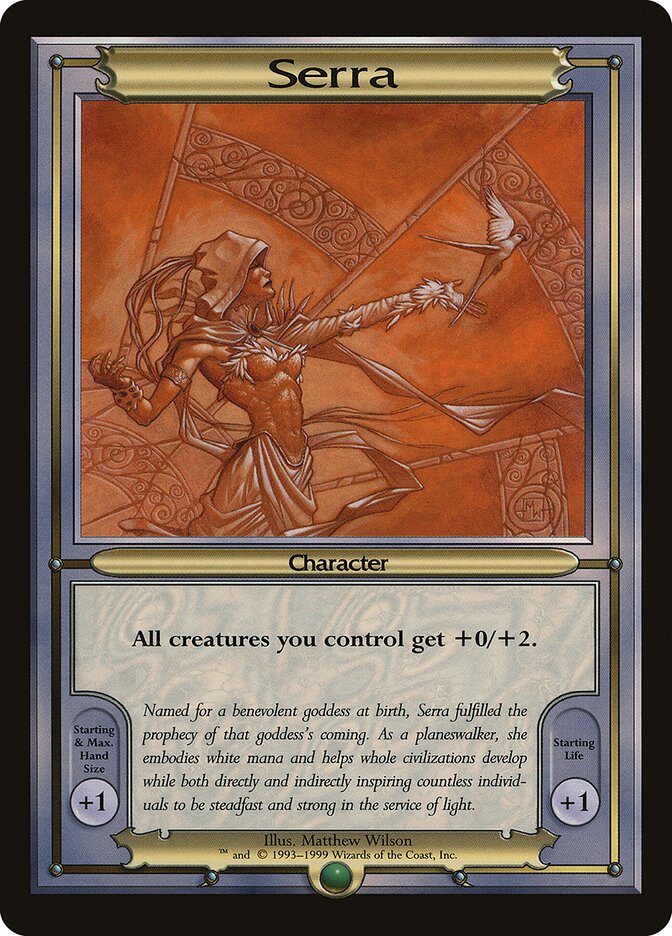 Serra card front