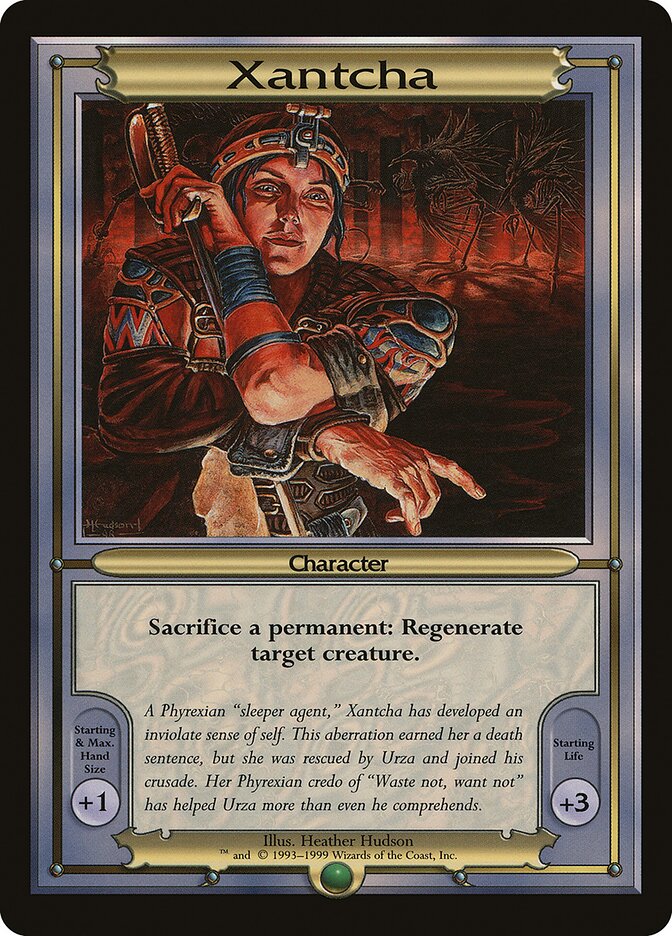 Xantcha card front