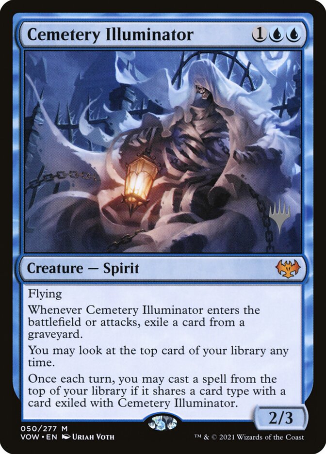 Cemetery Illuminator card front