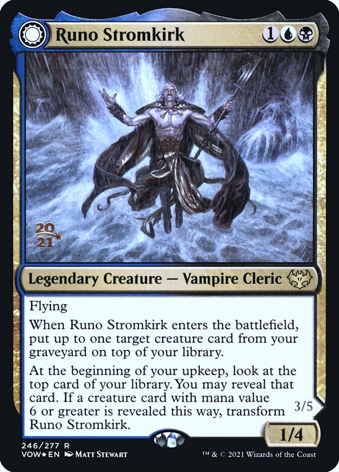 Runo Stromkirk card front