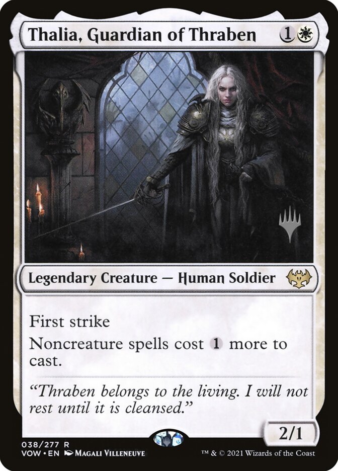 Thalia, Guardian of Thraben card front