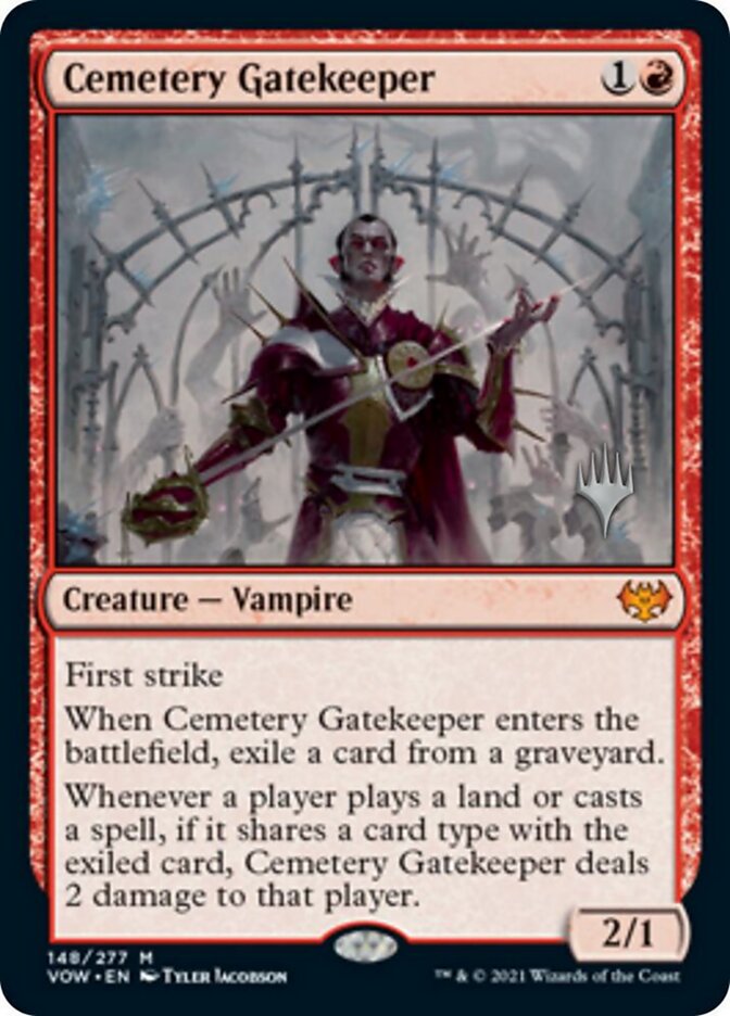 Cemetery Gatekeeper card front