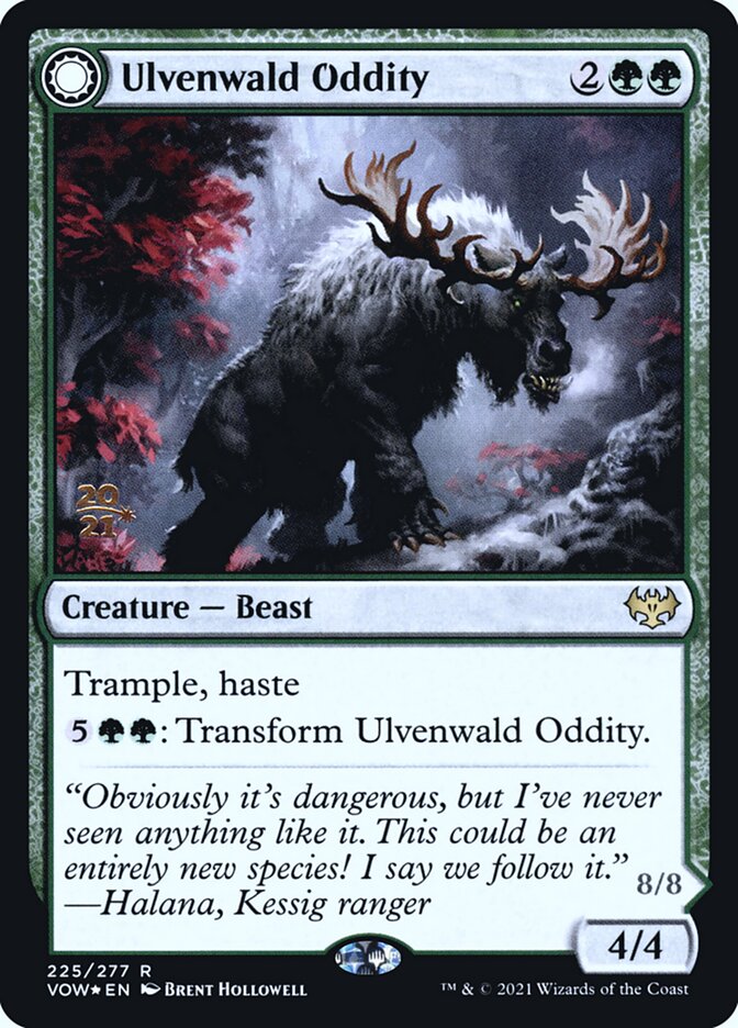 Ulvenwald Oddity card front