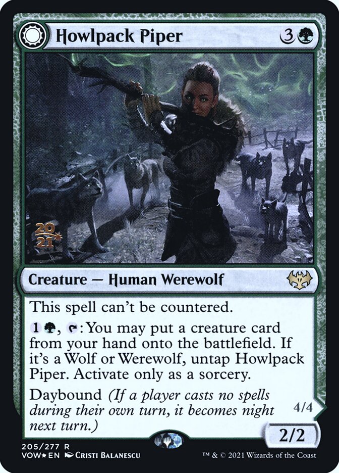 Howlpack Piper card front
