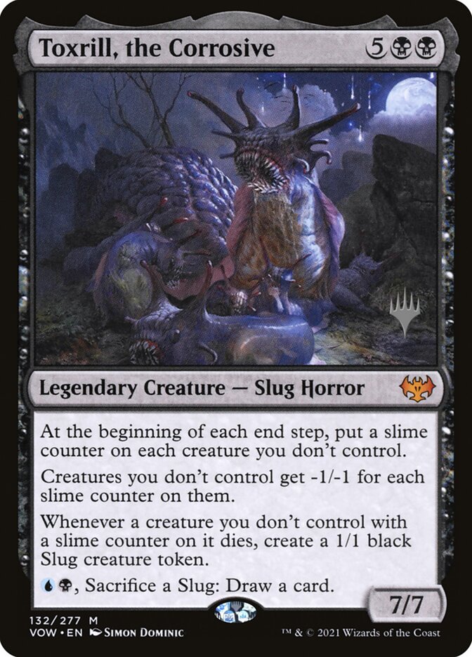 Toxrill, the Corrosive card front
