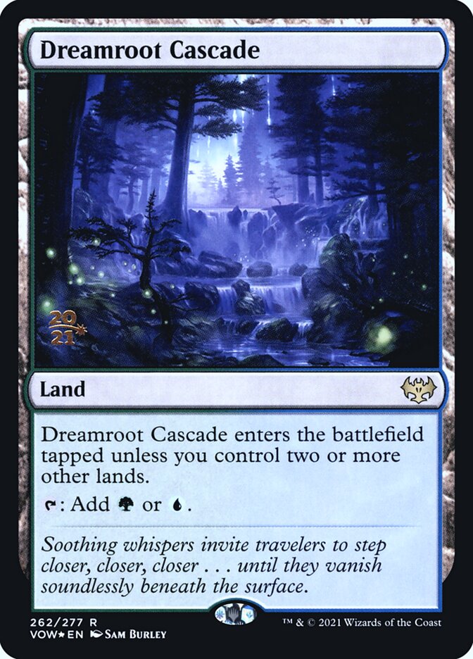 Dreamroot Cascade card front