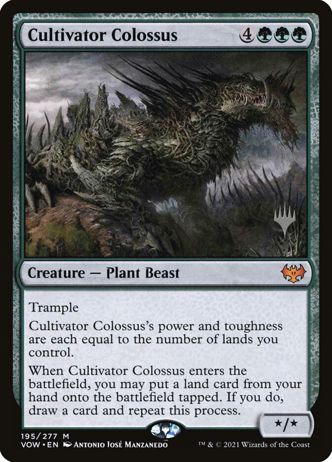 Cultivator Colossus card front
