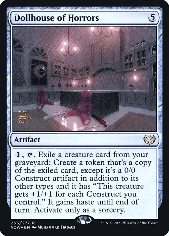 Dollhouse of Horrors card front