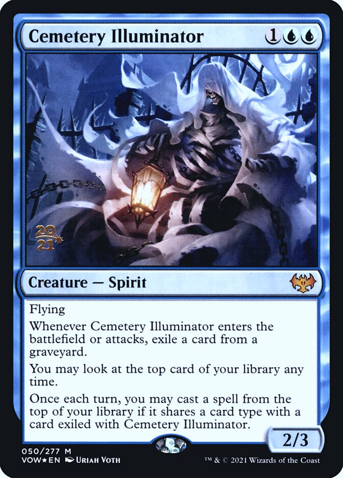 Cemetery Illuminator card front