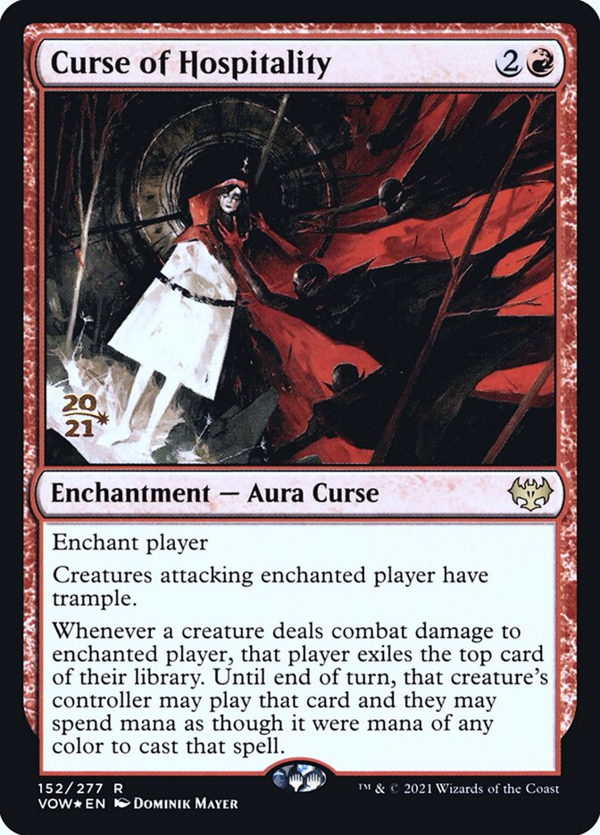 Curse of Hospitality card front