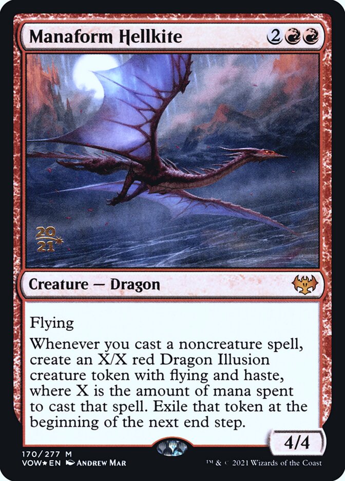 Manaform Hellkite card front