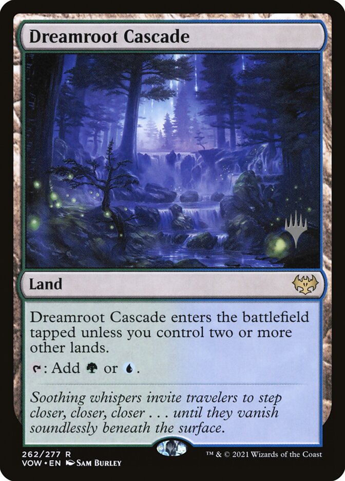 Dreamroot Cascade card front