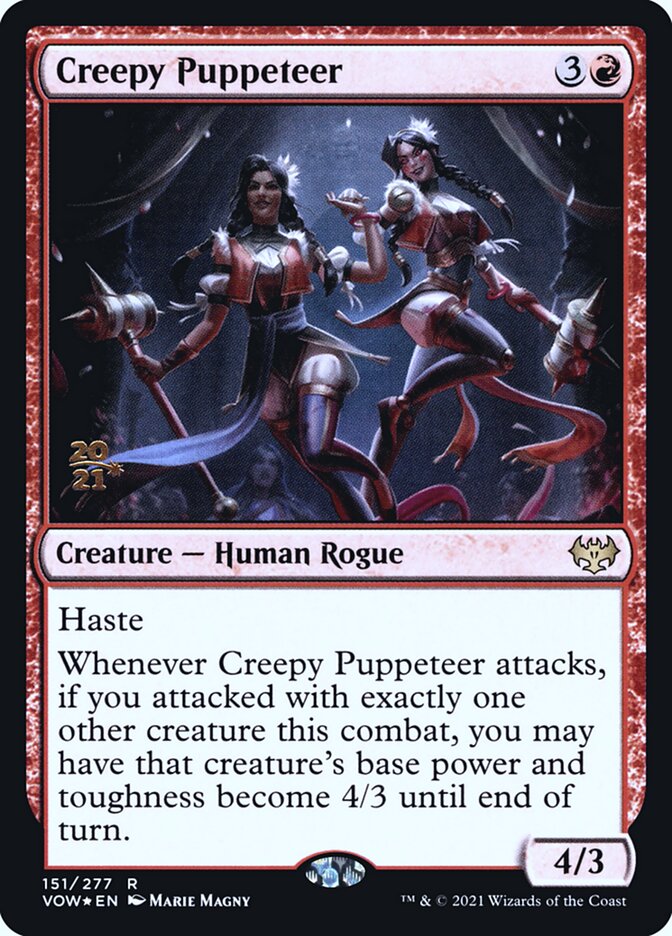 Creepy Puppeteer card front