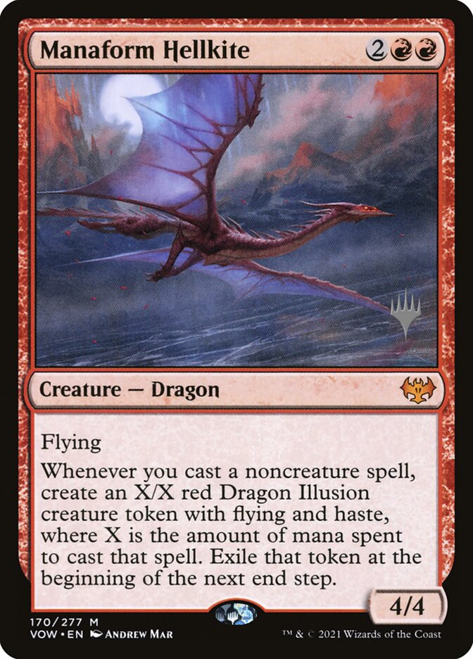 Manaform Hellkite card front