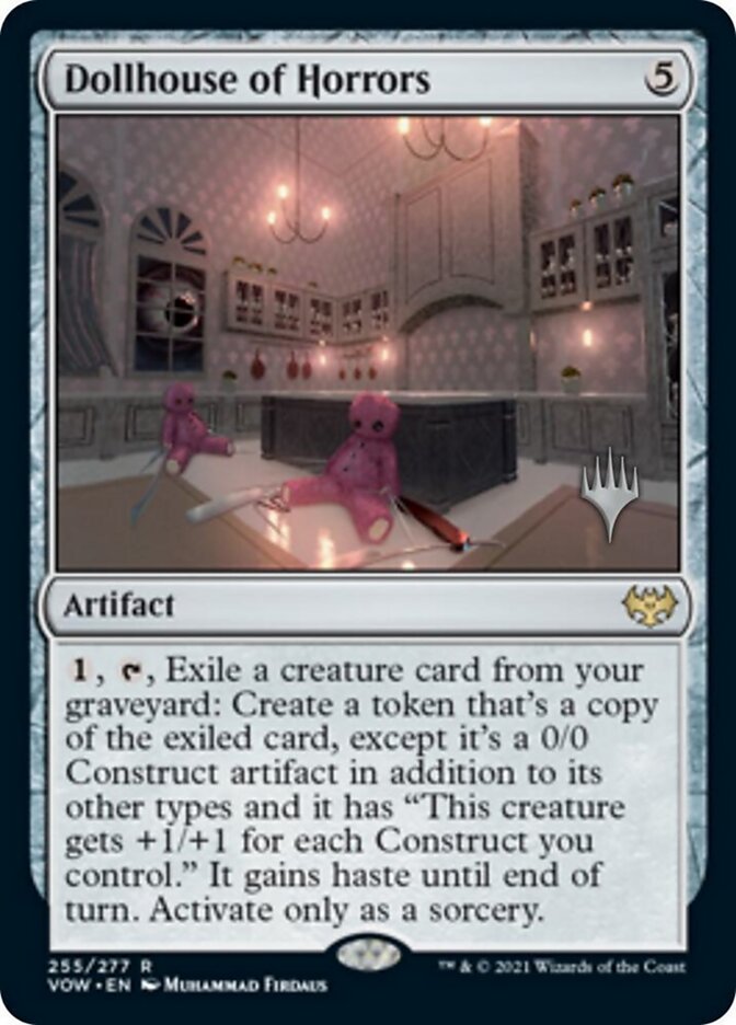 Dollhouse of Horrors card front