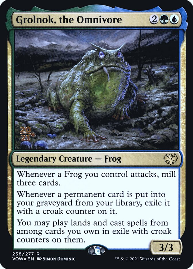 Grolnok, the Omnivore card front