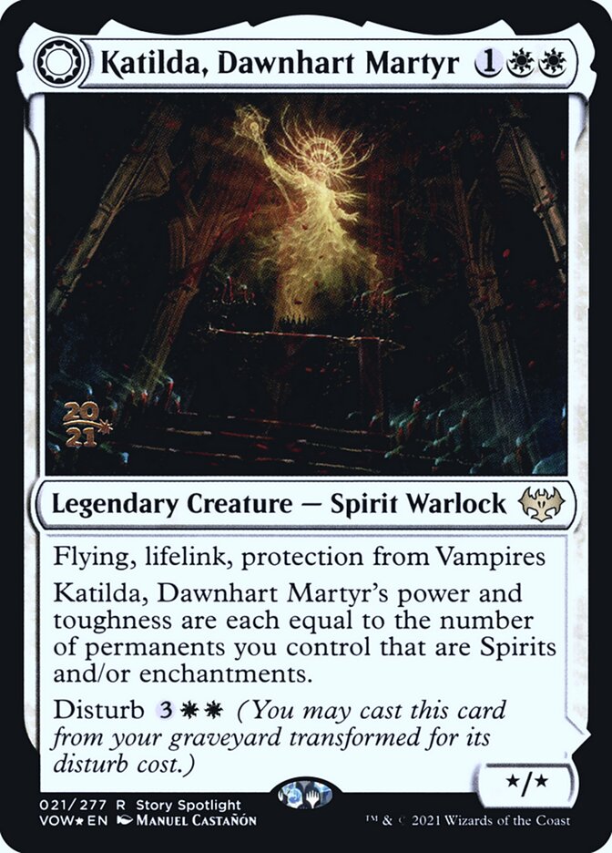 Katilda, Dawnhart Martyr card front