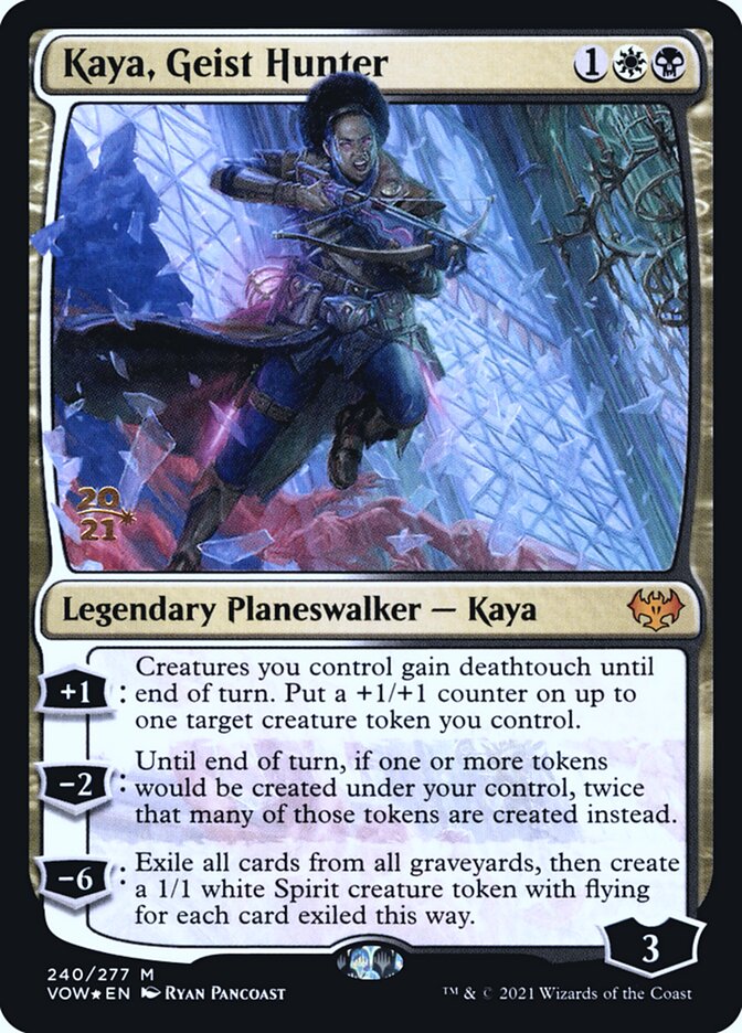 Kaya, Geist Hunter card front