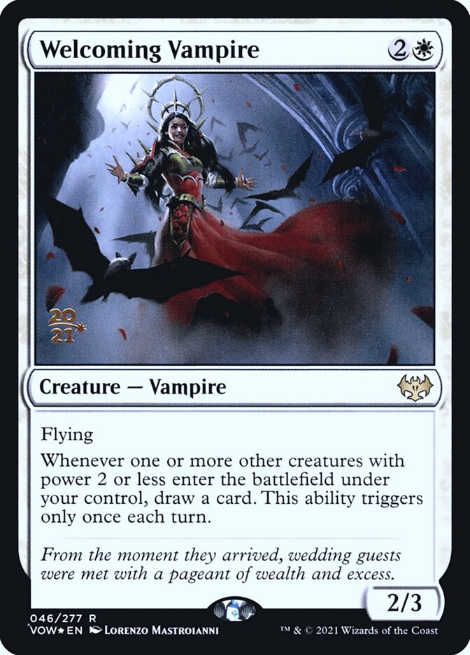 Welcoming Vampire card front