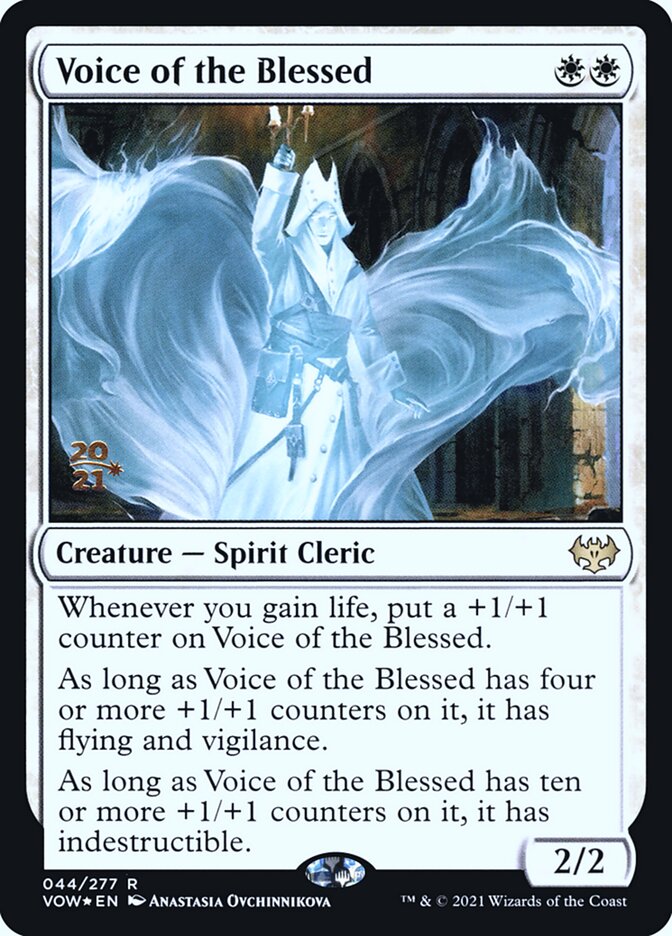 Voice of the Blessed card front
