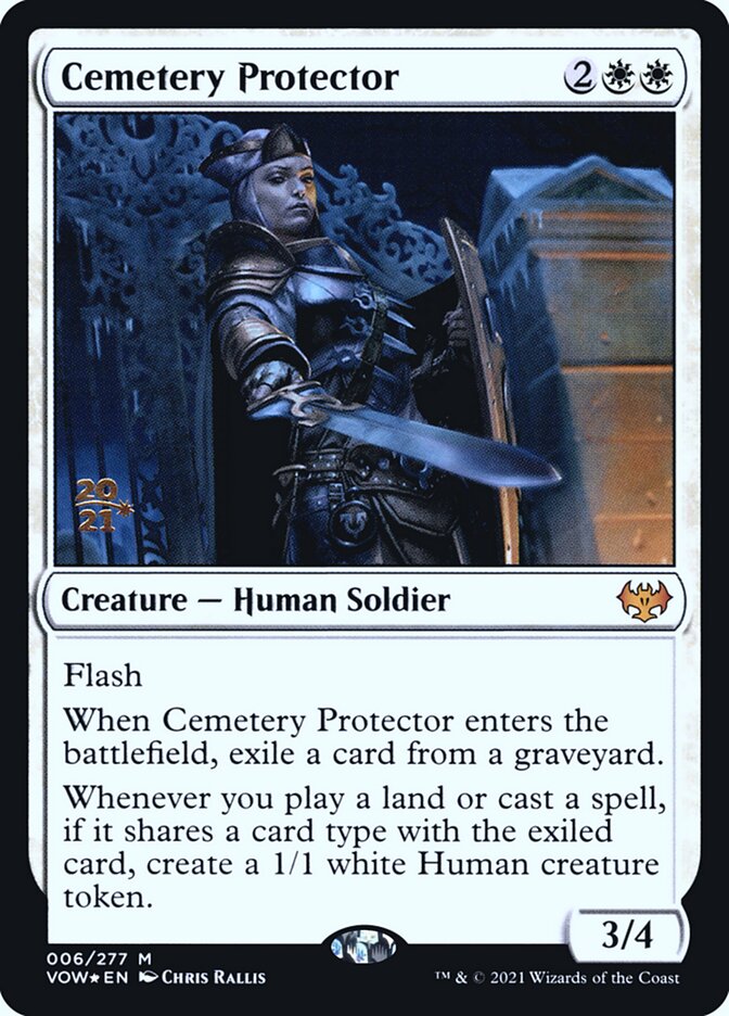 Cemetery Protector card front