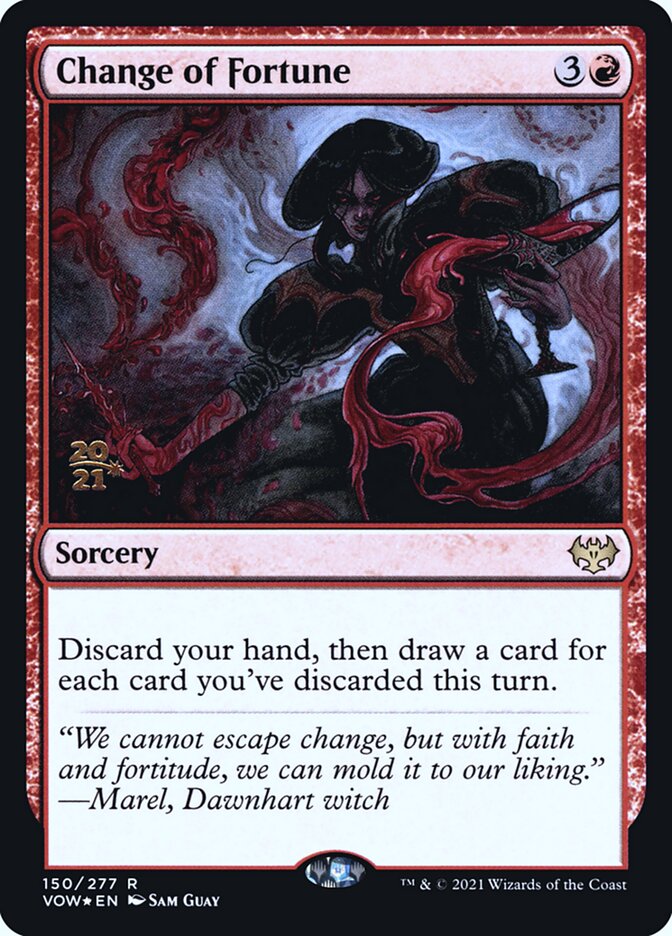 Change of Fortune card front