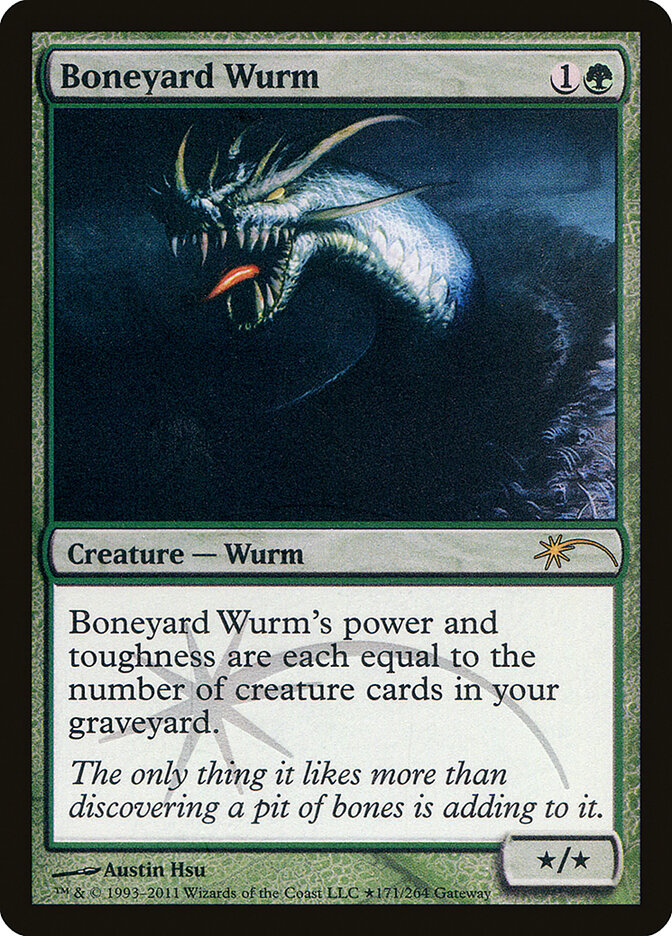 Boneyard Wurm card front