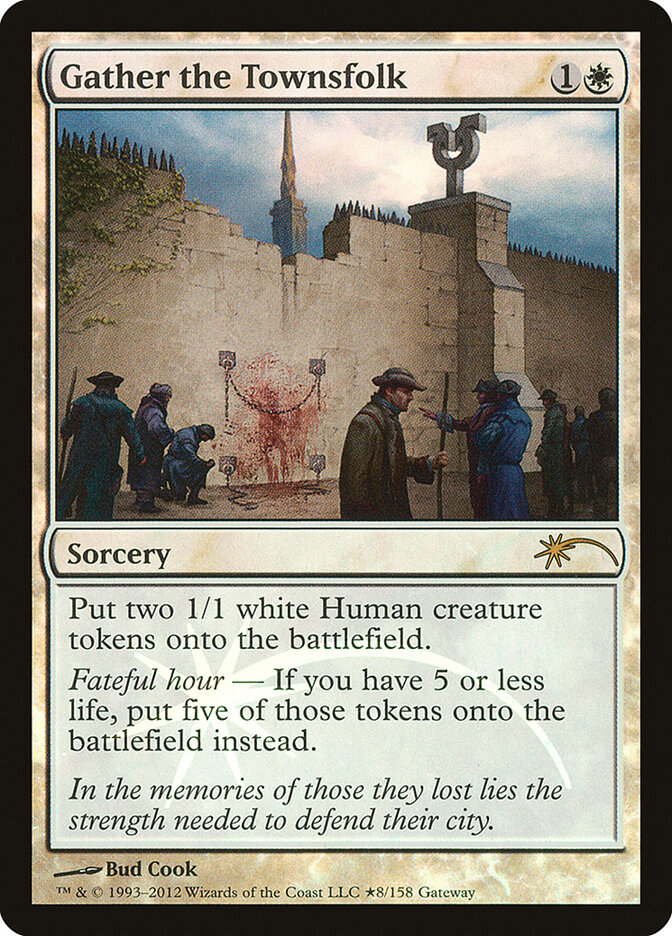 Gather the Townsfolk card front