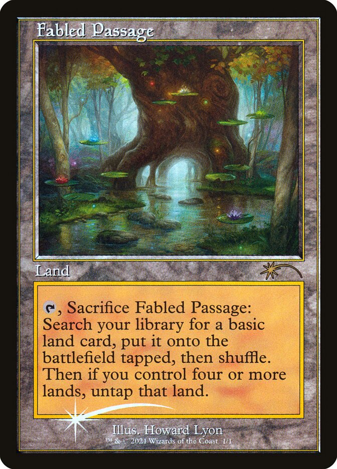 Fabled Passage card front