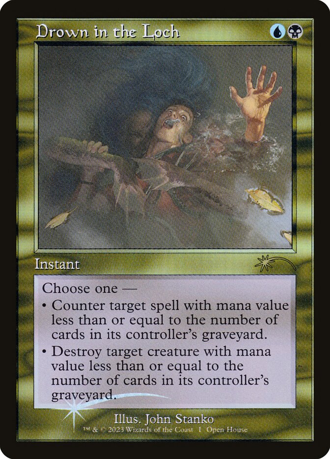 Drown in the Loch card front