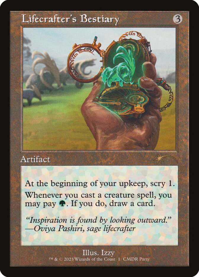 Lifecrafter's Bestiary card front