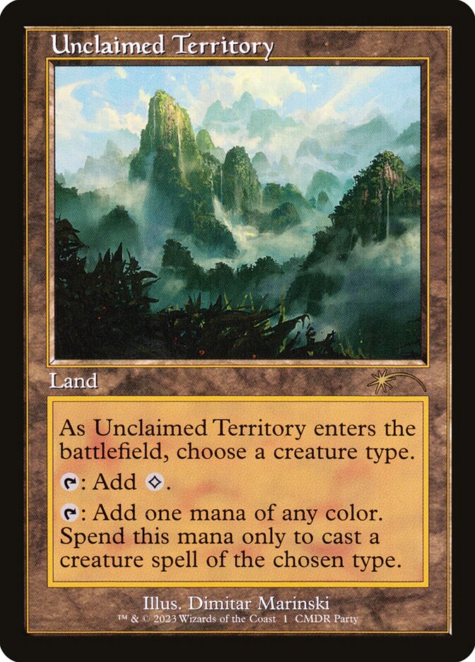 Unclaimed Territory card front