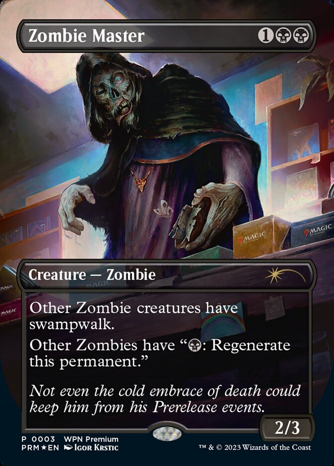 Zombie Master card front